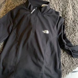 Nike black base layer quarter zip women’s large